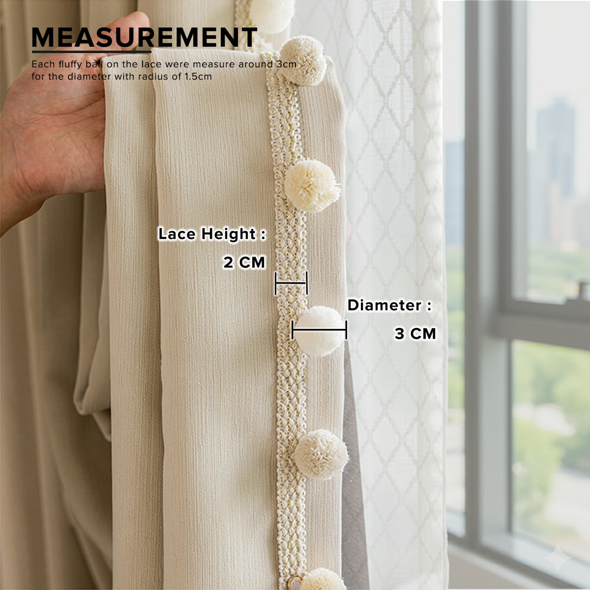 Dorcas Curtain Laces Cut by Metre