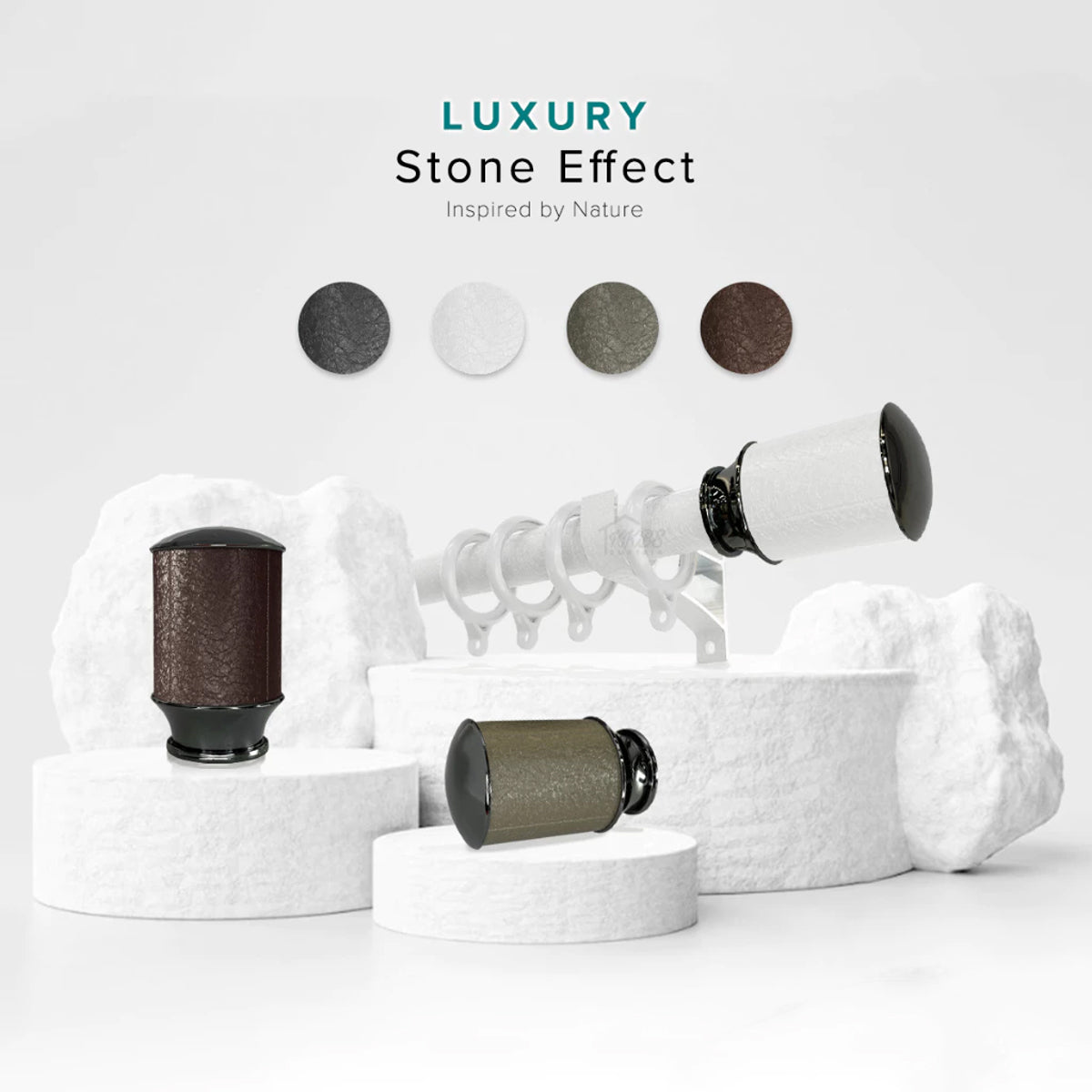 Luxstony Batang Langsir Set Lengkap Single 