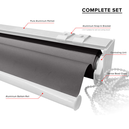 Carmelo 100% Blackout Roller Blinds Custom Made