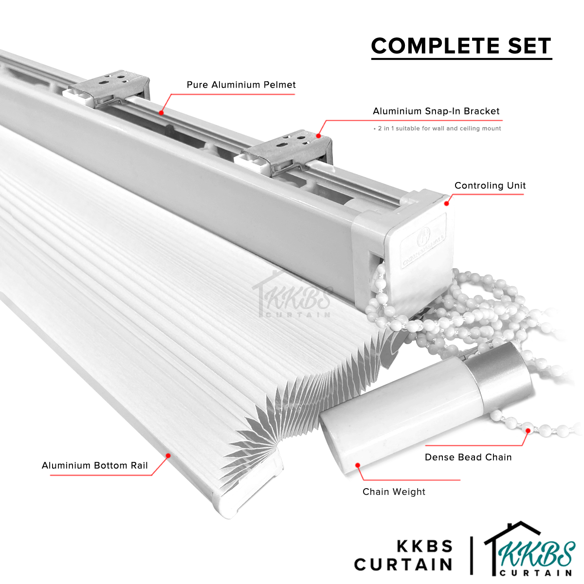 Midiro 26mm Semi Blackout Honeycomb Blinds Custom Made
