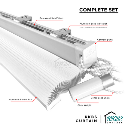 Midiro 26mm Semi Blackout Honeycomb Blinds Custom Made