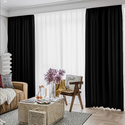 [BUY 1 FREE 1] Luxeria 90% Blackout Curtain Ready Made