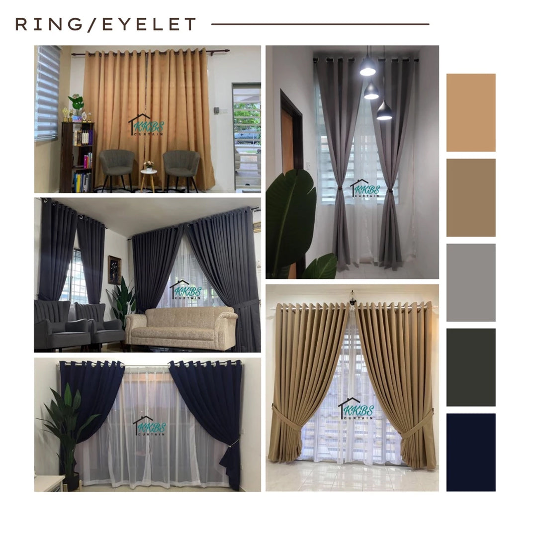 Adelia Semi Blackout Curtain Custom Made