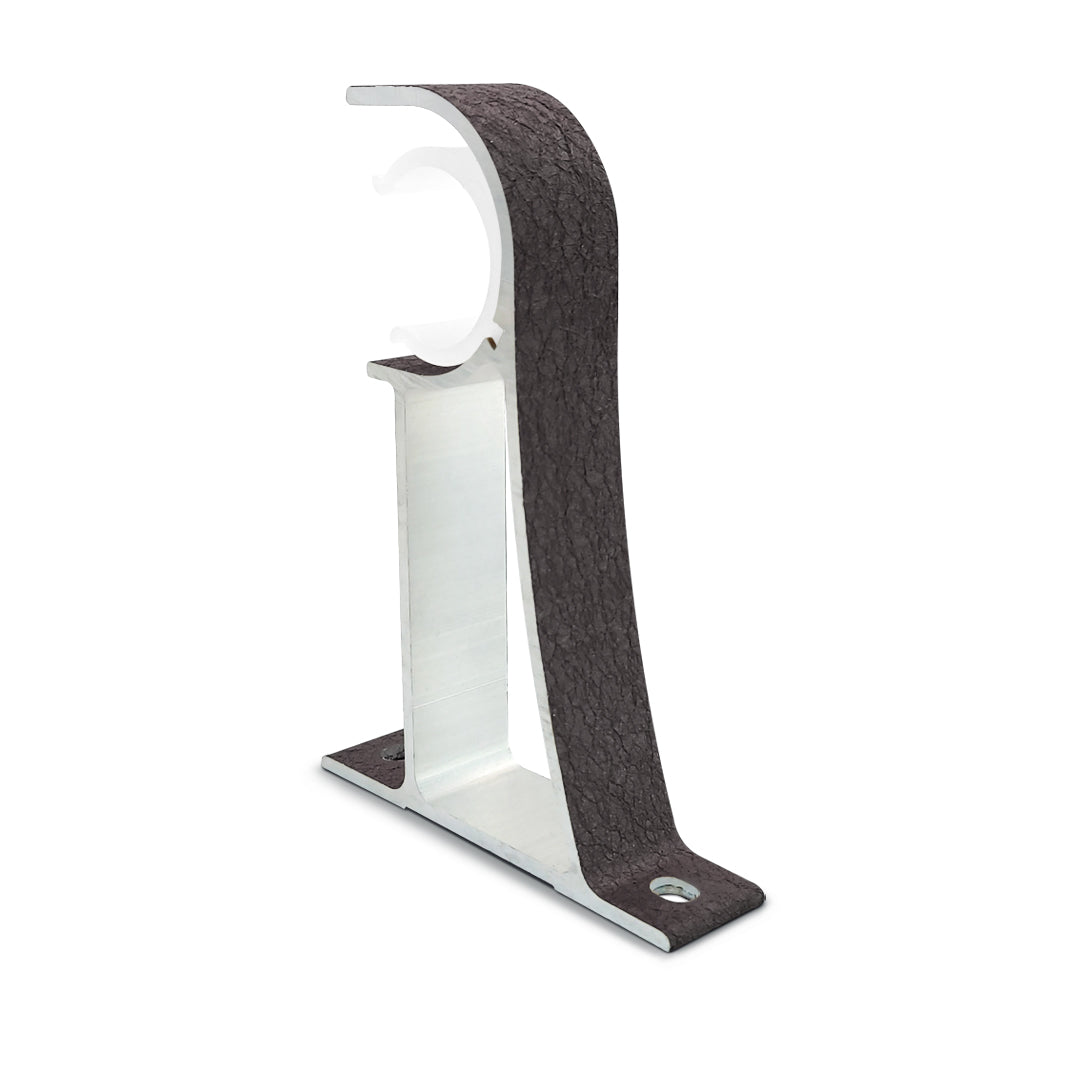 Luxstony Curtain Rod Single Bracket Space Grey