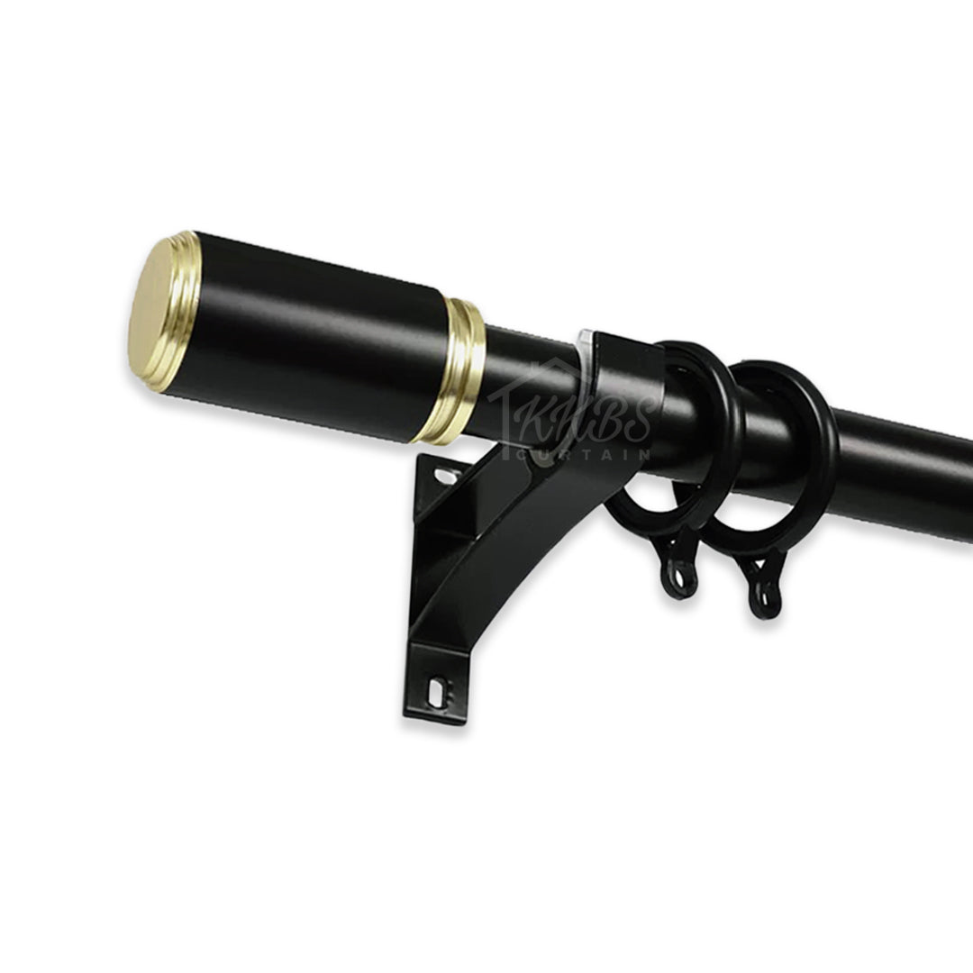 Morandy Curtain Rod Ring Obsidian Black Colour