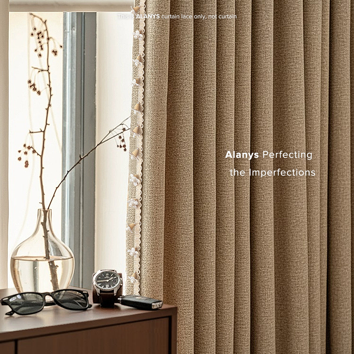 Alanys Curtain Laces Cut by Metre