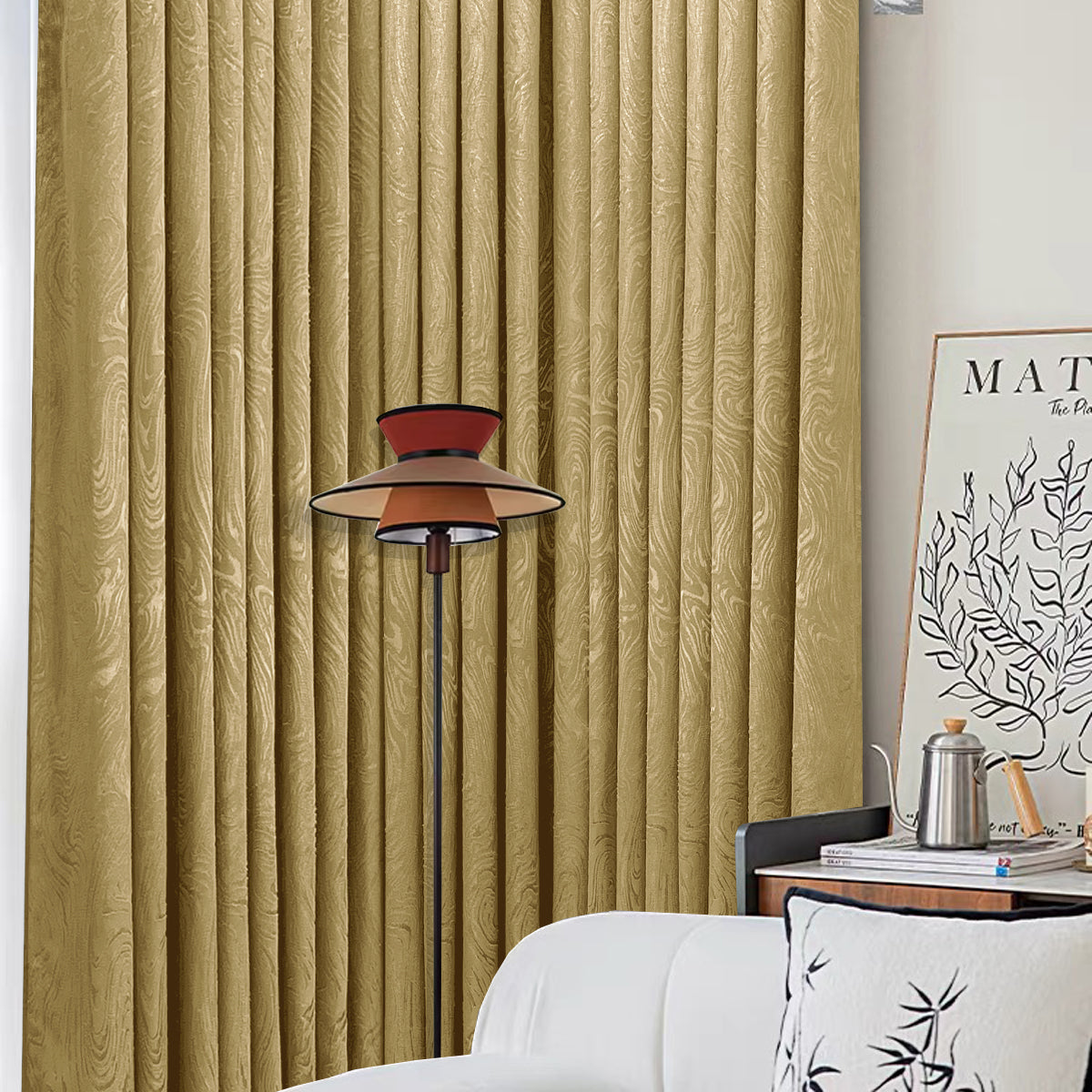 Neluna Langsir Semi Blackout Lebar Standard