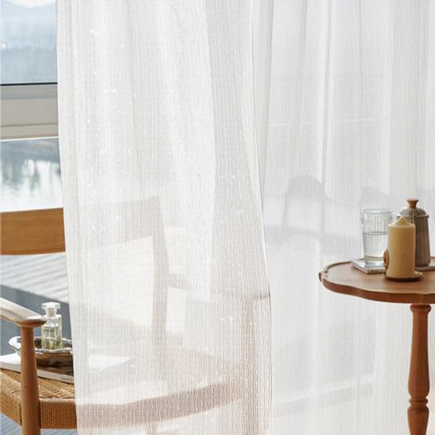 Jaren Sheer Curtain Custom Made
