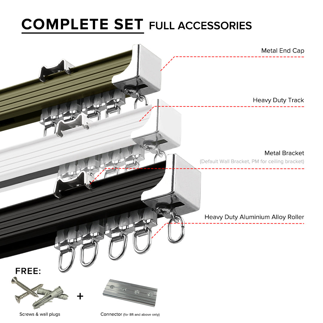 Avery Heavy Duty Curtain Track Single