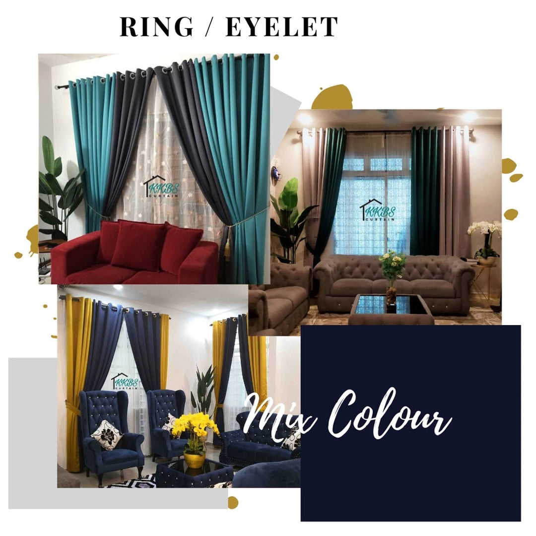 Adelia Semi Blackout Curtain Custom Made