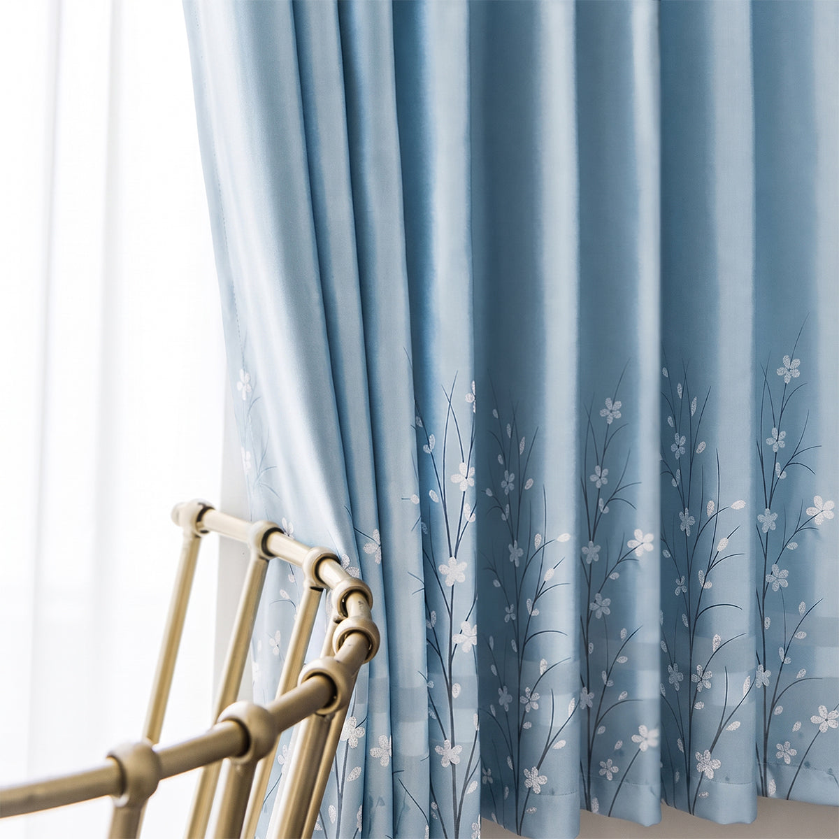 [BUY 1 FREE 1]  Lavinia Semi Blackout Curtain Ready Made