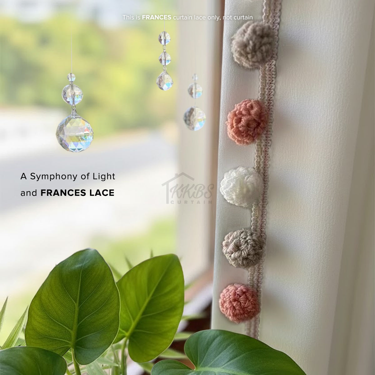 Frances Curtain Laces Cut by Metre