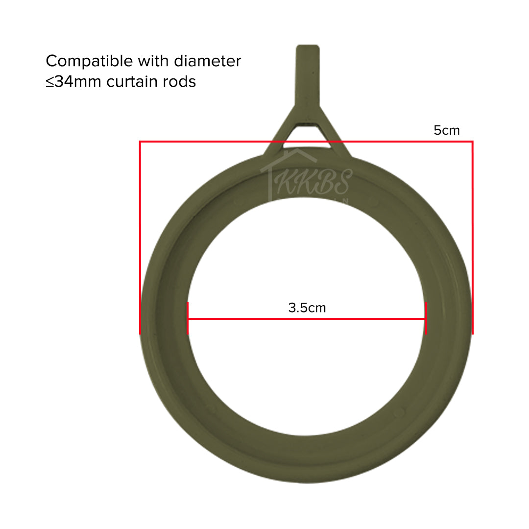 Morandy Curtain Rod Ring Luxury Champagne Colour