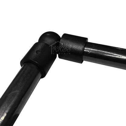 Cassedy Penyambung Rod Langsir Bentuk L Warna Hitam Ebony