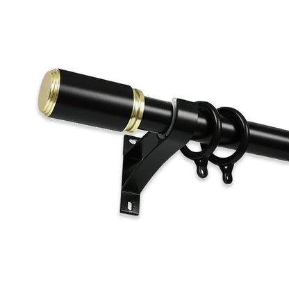 Morandy Penutup Rod Langsir Hitam Obsidian