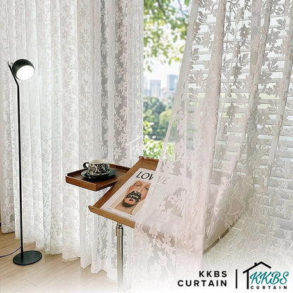 Velora Sheer Curtain / Net Curtain Ready Made French Pleat Hook &amp; Ring Eyelet