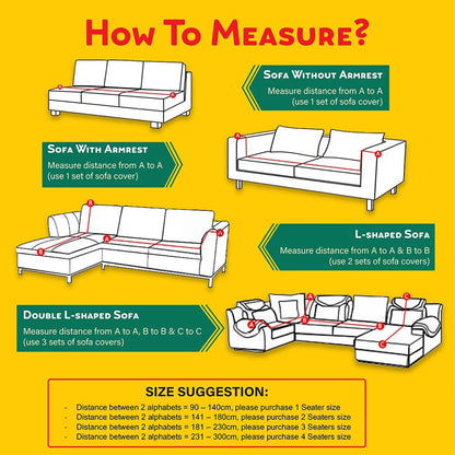 Pelindung Calar Anti Gelincir Sarung Sofa Elastik Gentian Susu Halaman 2