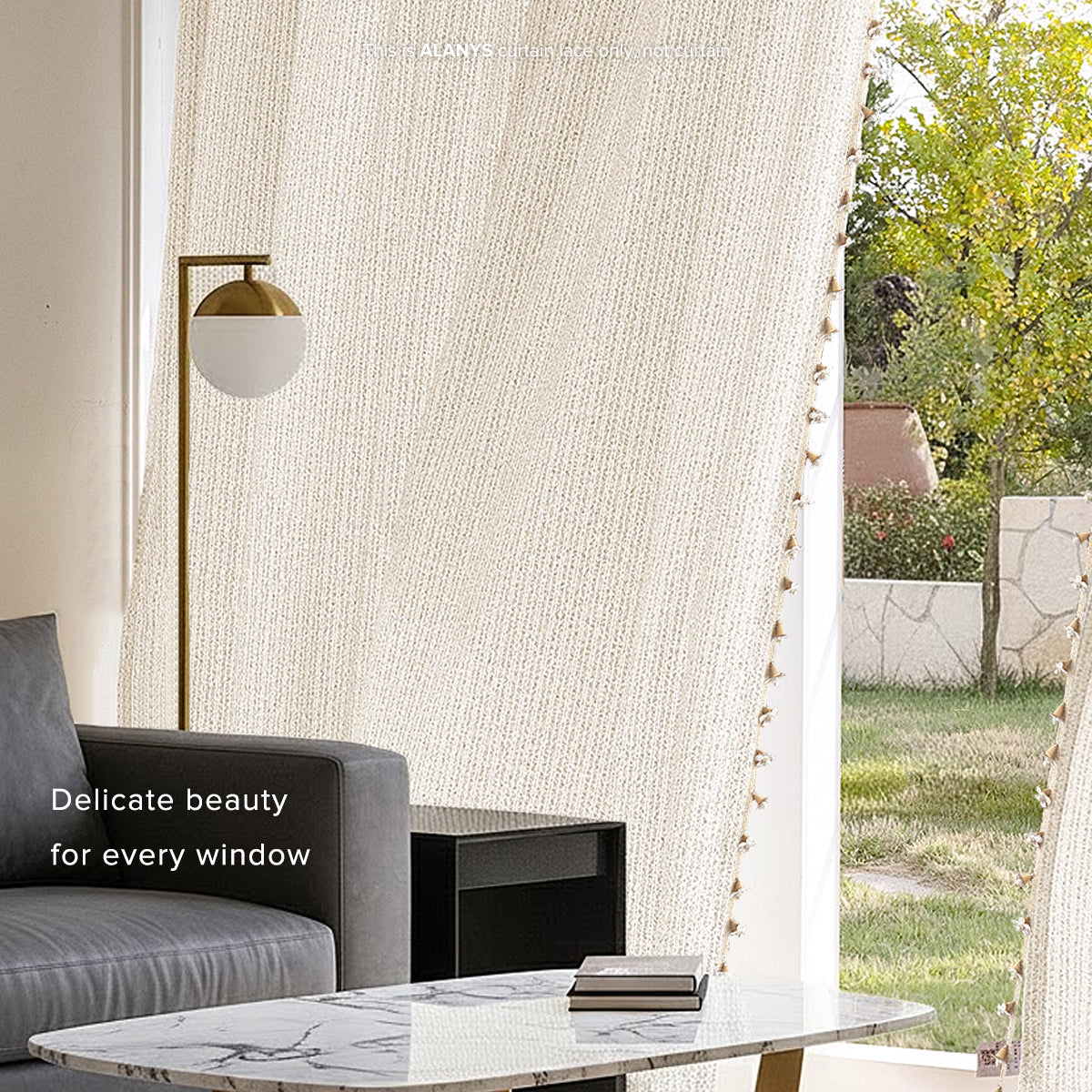 Alanys Curtain Laces Cut by Metre