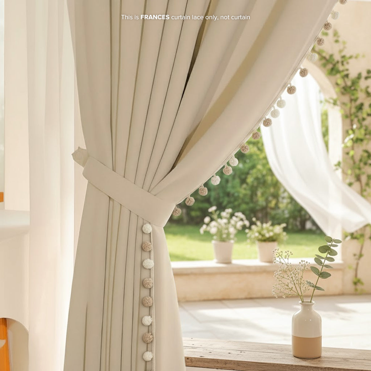 Frances Curtain Laces Cut by Metre