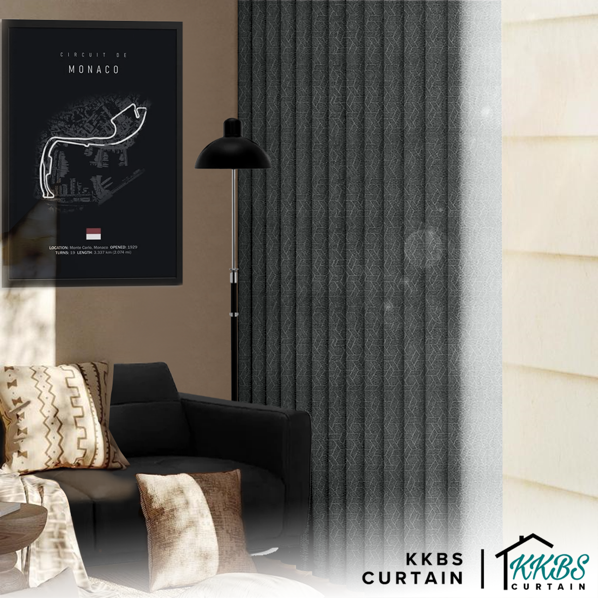 Nathalia Blackout Curtain Custom Made