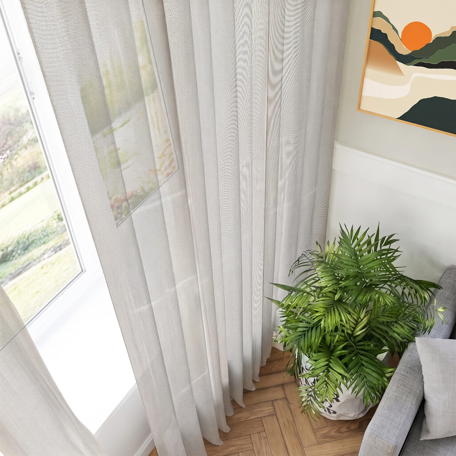 Kaiso Sheer Curtain Custom Made