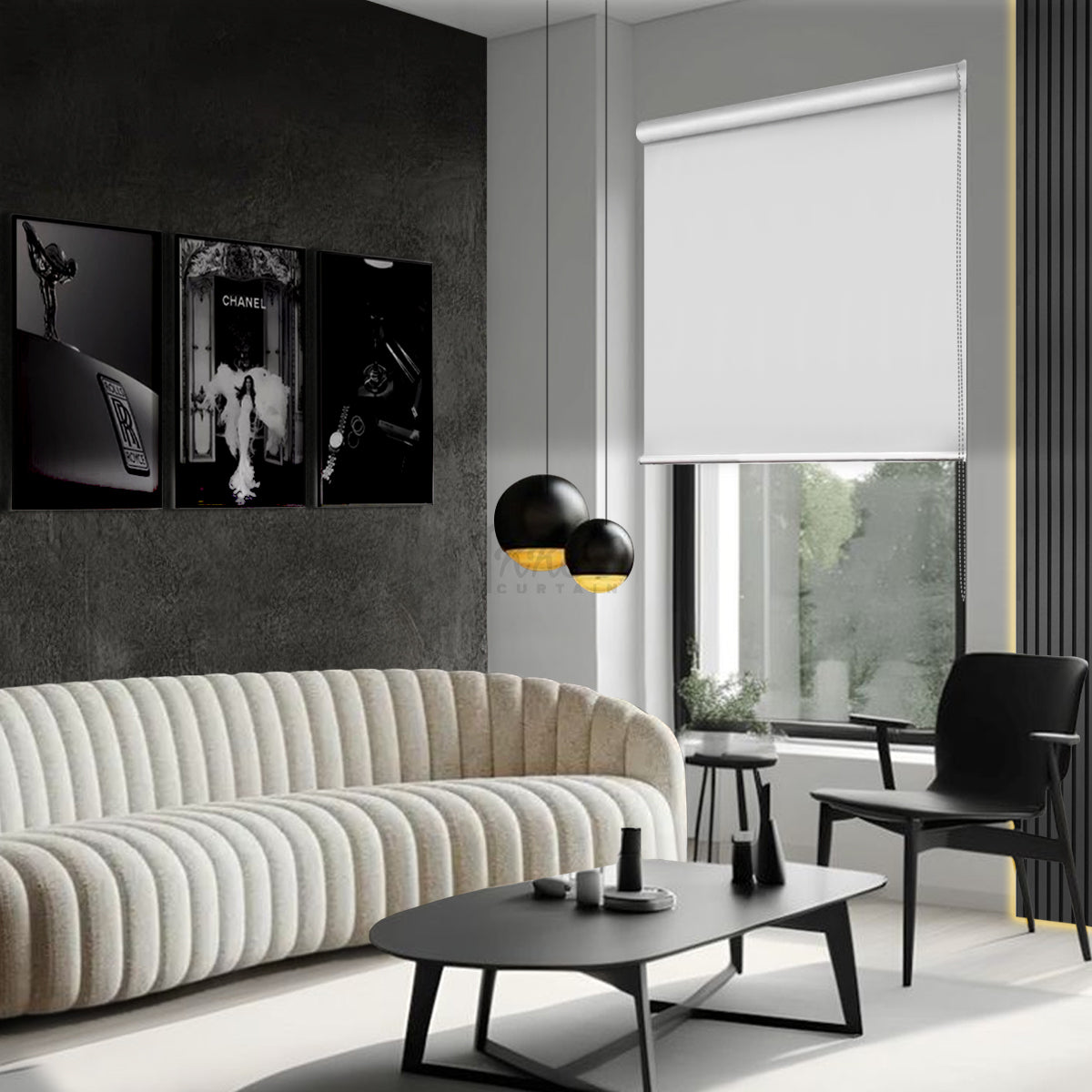 Carmelo 100% Blackout Roller Blinds Custom Made