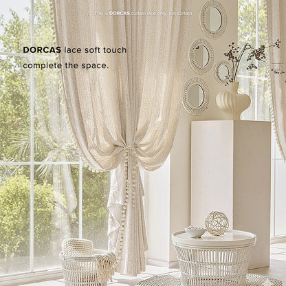 Dorcas Curtain Laces Cut by Metre