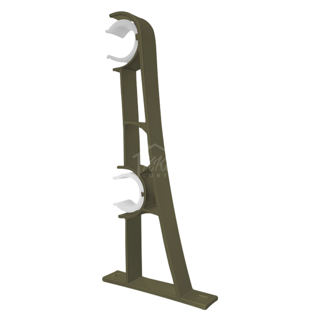 Morandy Curtain Rod Double Bracket - Luxury Champagne