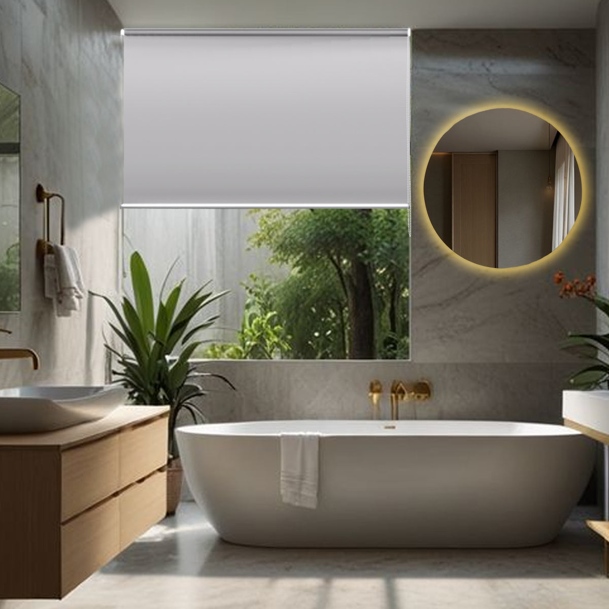 Carmelo 100% Blackout Roller Blinds Custom Made