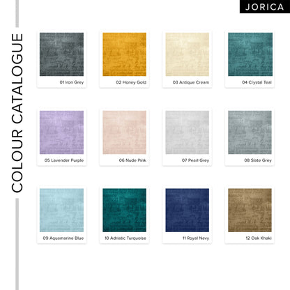 Jorica 85-95% Blackout Curtain Ready Made Extra Width
