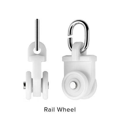 Traludy Aluminium Curtain Rail/ Track Triple Complete Set