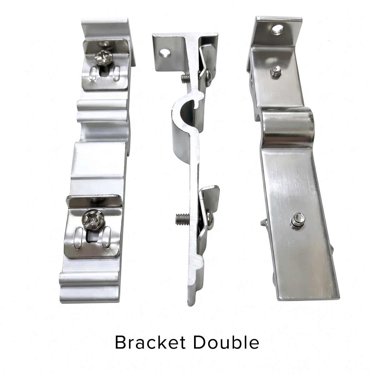 Rel Langsir Aluminium Traludy / Track Double Set Lengkap