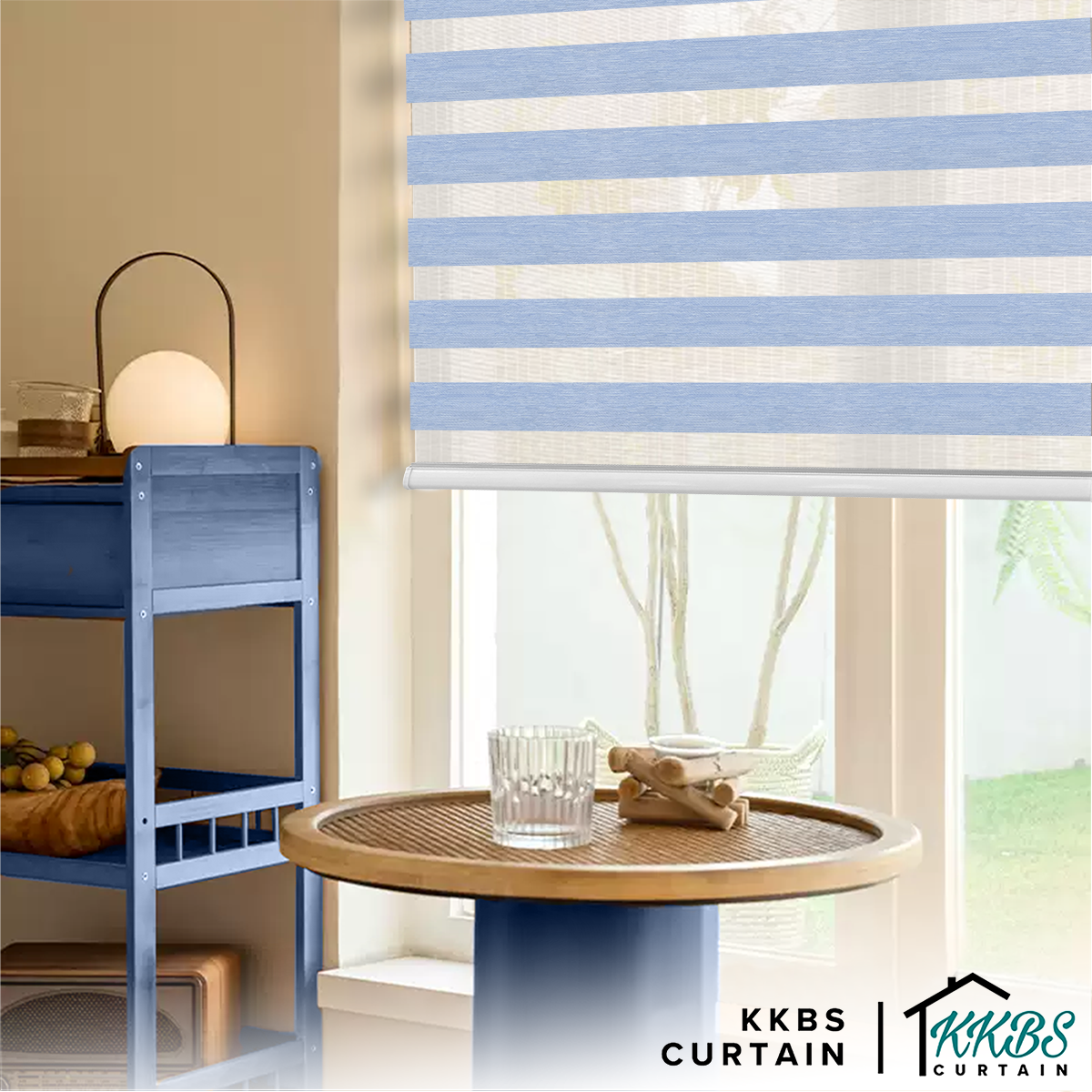 Carlito Blackout Zebra Blinds Dibuat Tersuai 