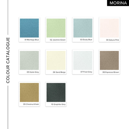 Morina 85-95% Tirai Blackout Sedia Dibuat Lebar Tambahan 