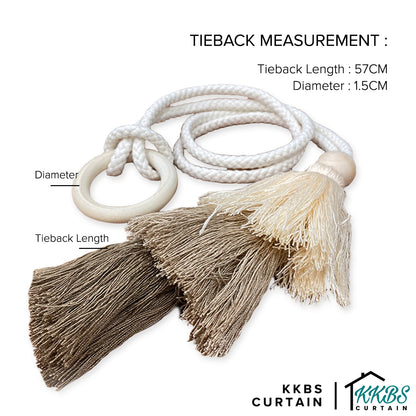 Muphie Tassel Curtain Tieback