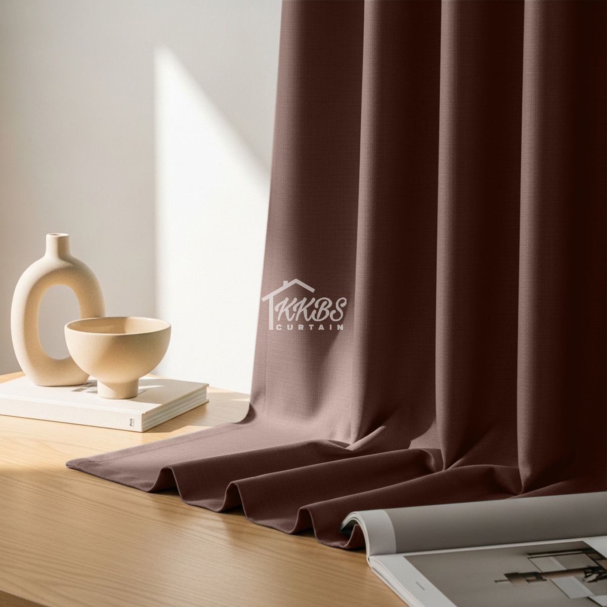 Melina 90-98% Blackout Curtain Ready Made - Extra Width
