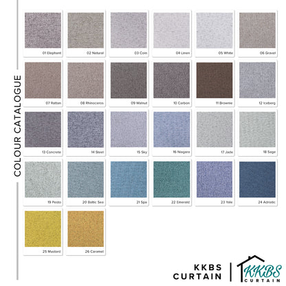 Hoda Blackout Curtain Custom Made