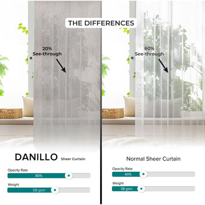 Danillo Sheer Curtain Custom Made