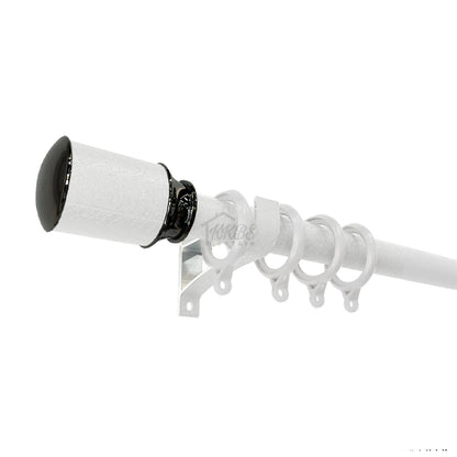 Luxstony Curtain Rod Ring Porcelain White