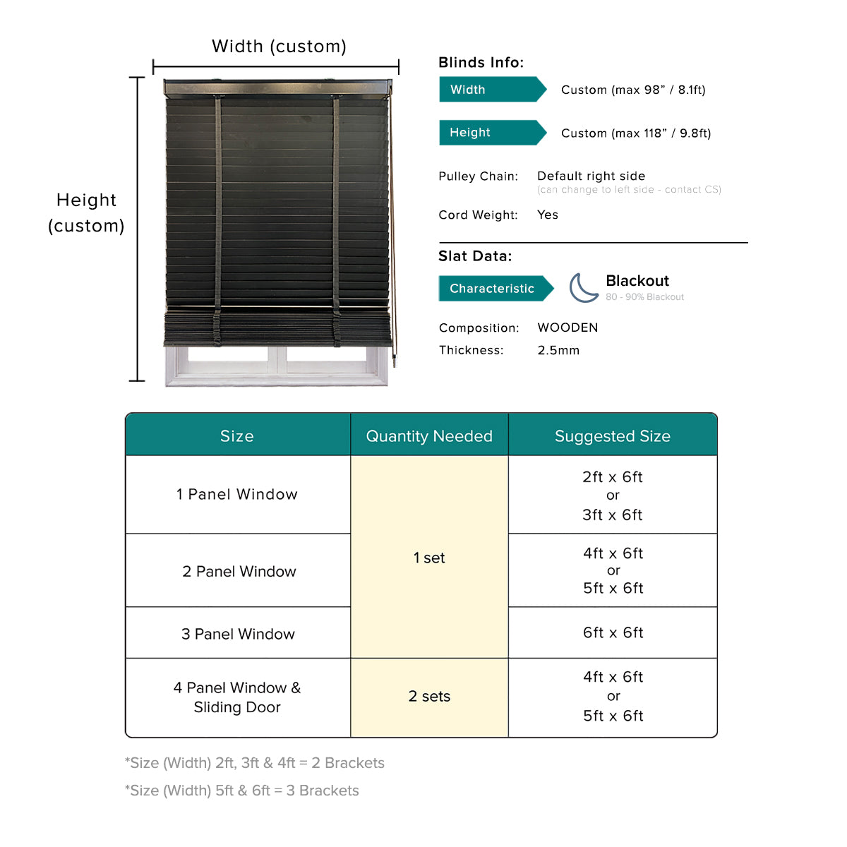Tamayo 35mm Timber Blinds / Wooden Blinds Custom Made