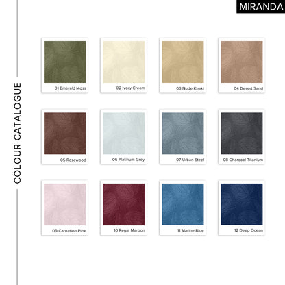 Miranda 90-98% Blackout Curtain Ready Made - Extra Width