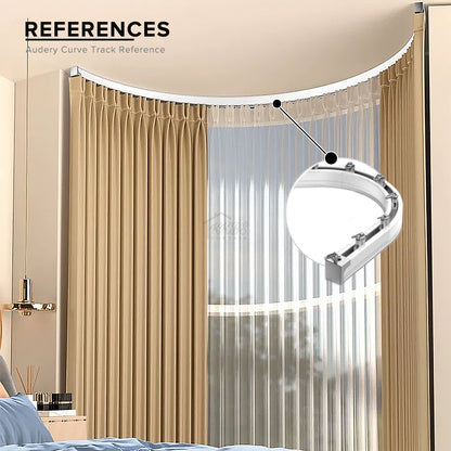 Audery Bendable Curve Curtain Track
