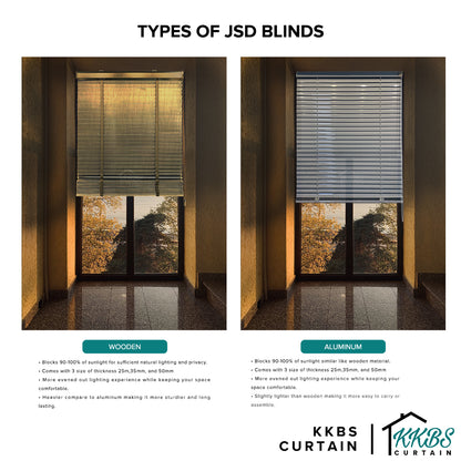 Tamayo 35mm Wooden Blinds Custom Made