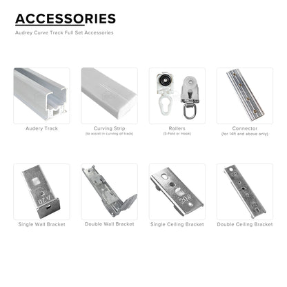 Audery Bendable Curve Curtain Track