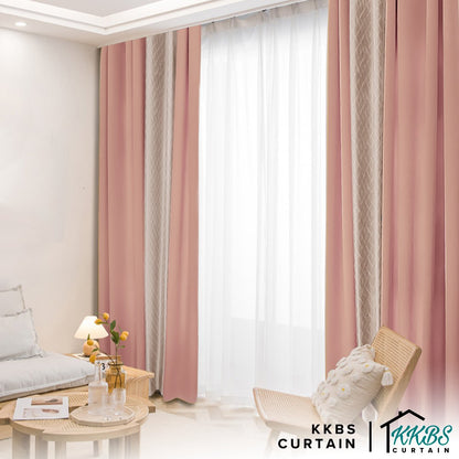 Ajora Semi Blackout Curtain Custom Made - KKBS CURTAIN