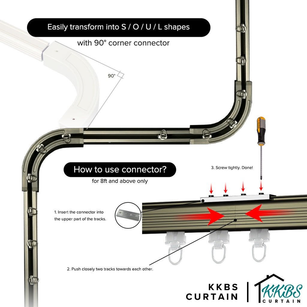 Avery Heavy Duty Curtain Track Single - KKBS CURTAIN