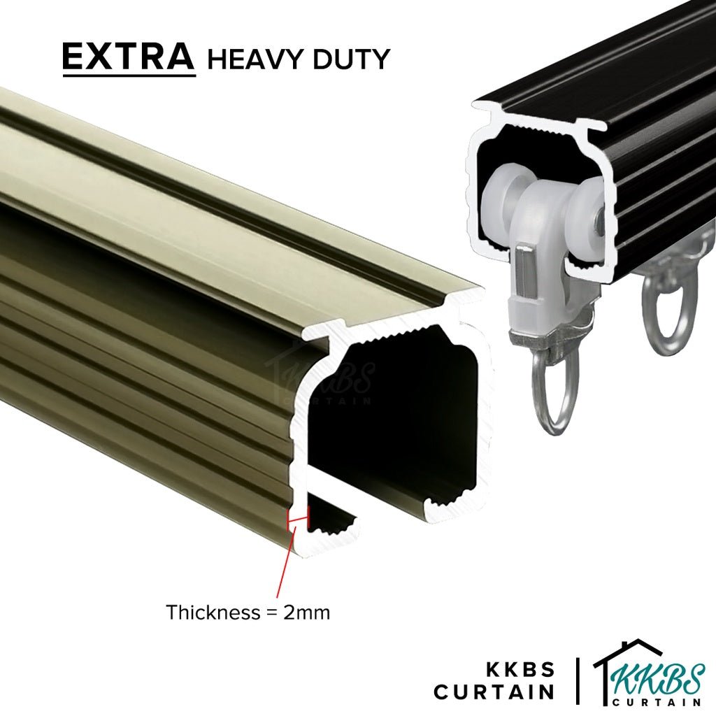 Avery Heavy Duty Curtain Track Single - KKBS CURTAIN