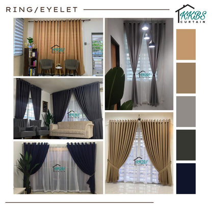 Adelia Semi Blackout Curtain Custom Made