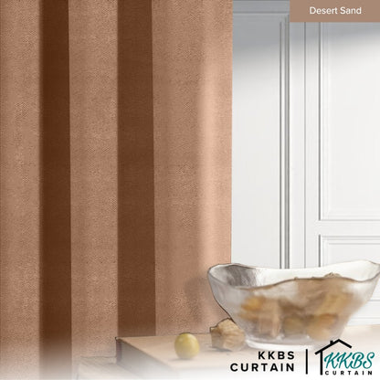 Melina 90-98% Blackout Curtain Ready Made Hook &amp; Eyelet - Std Width