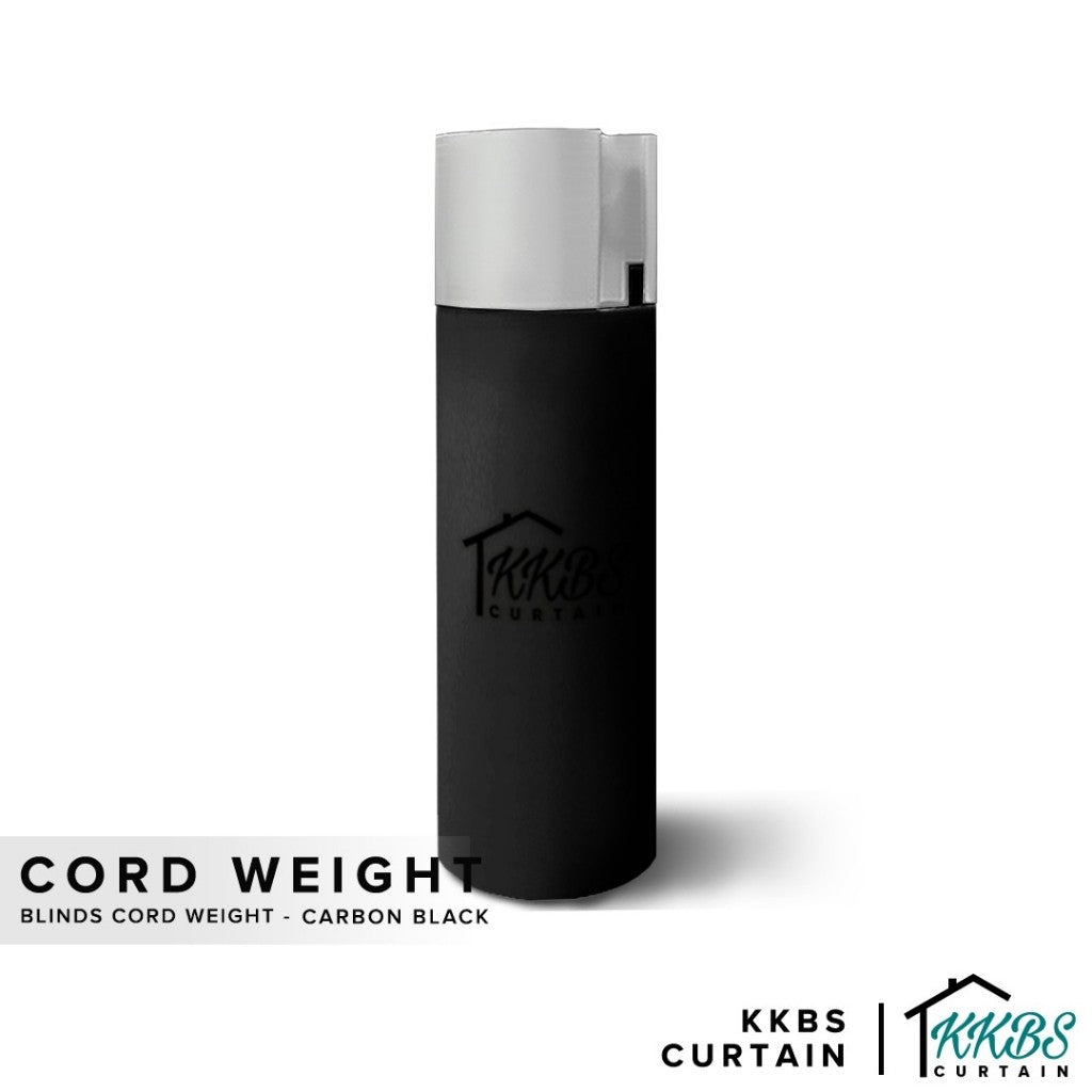 Blinds Cord Weight - Carbon Black